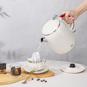 Bouilloire électrique 1L sans BPA, portable, rétro, sûre et élégante, à ébullition rapide, pour usage domestique - Product Image 2