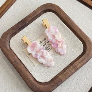 ปิ่นปักผมลายหินอ่อนเนื้อด้านสวยหวานแบบใหม่เครื่องประดับกิ๊บติดผมแบบไร้รอยต่อสำหรับหญิงสาวทันสมัย - Product Image 4