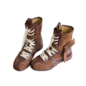 <span class=keywords><strong>Stivali</strong></span> Western in Pelle da Donna 2026 Nuovi <span class=keywords><strong>Stivali</strong></span> Western a Metà Polpaccio in <span class=keywords><strong>Camoscio</strong></span> di Tendenza - Product Image 5