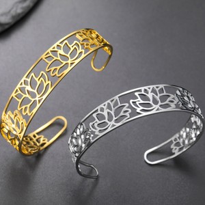 <span class=keywords><strong>LAMOON</strong></span> – Bracelet à breloques en acier inoxydable 304 plaqué platine, motif fleur violette, étoile, licorne, tendance, compatible avec les bijoux DIY de 9 mm - Product Image 3