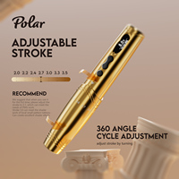 Stylo PMU Électrique Numérique Sans Fil QUELLE, Double Batterie, Trajectoire Réglable, Léger, Personnalisable OEM pour Tatouage Sourcils, Lèvres et Eyeliner