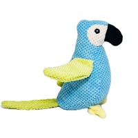 Jouet pour chien coloré, durable, en peluche, couineur, interactif, anti-ennui, mignon, pour le nettoyage et le nettoyage des dents, en forme de flamant rose, oie, perroquet, canard