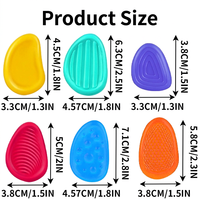 Jouet sensoriel en silicone Shanli : Pierres texturées, ensemble de bijoux tactiles à mâcher pour soulager l'anxiété et améliorer la concentration des enfants de 0 à 14 ans