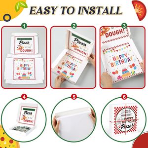 กล่องใส่<span class=keywords><strong>เงิน</strong></span>รูปพิซซ่าสีขาวสำหรับวันเกิด กล่องพิซซ่าใส่<span class=keywords><strong>เงิน</strong></span> ของขวัญสนุกๆ สำหรับเซอร์ไพรส์ ของขวัญตลกๆ สำหรับงานวันเกิดสุดพิเศษ - Product Image 4