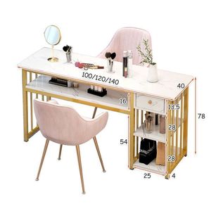 Meubles de <span class=keywords><strong>salon</strong></span> de luxe légers en promotion : Tables de manucure avec tiroirs pour <span class=keywords><strong>salon</strong></span> de beauté et nail art - Product Image 2