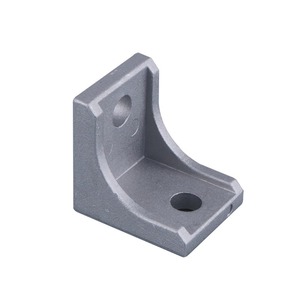 Connecteur d'angle en forme de L en alliage d'aluminium pour applications industrielles, conception renforcée et durable - Product Image 1