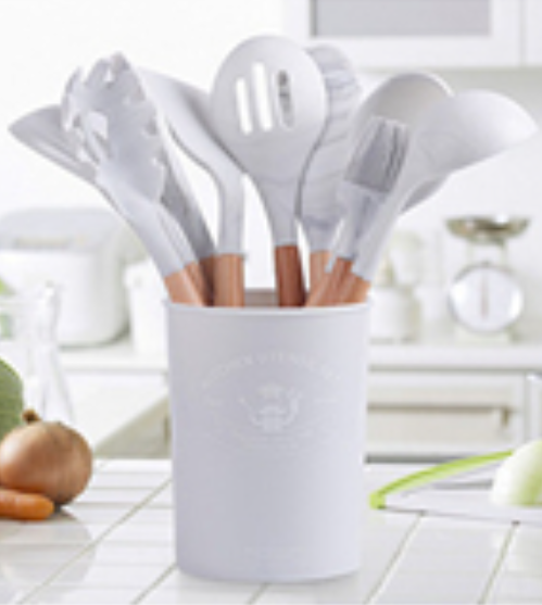 Set da 12 pezzi in marmo bianco