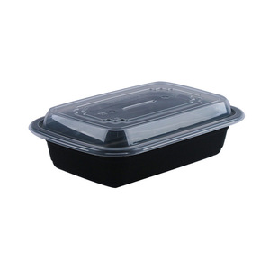 Boîte alimentaire carrée avec couvercle à clipser, empilable, pour emporter, emballage de voyage - Product Image 5