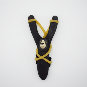 Handgefertigte Holzschnitzerei Cartoon-Tier Schleuder für Kinderspielzeug - Product Image 4