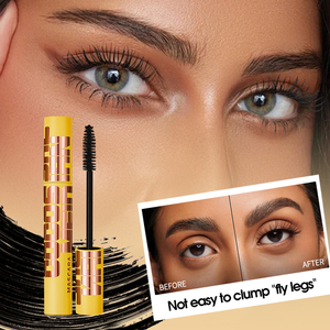 MEIDIAN Fibra de Seda 4D para <span class=keywords><strong>Pestañas</strong></span> Rizadas, Voluminosas <span class=keywords><strong>y</strong></span> Largas, Resistente al Agua, Profesional, Duradera, <span class=keywords><strong>Tinte</strong></span> Halo 24h, Sin Decoloración, Negro - Product Image 5