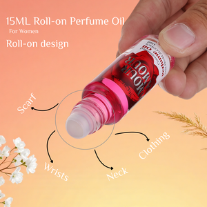 Perfume en Roll-on para Mujer Hanna's <span class=keywords><strong>Secret</strong></span> Brand, 15 ml, 4 Fragancias Mixtas en 1 Caja, Mini Perfumes de Viaje para Uso Diario - Product Image 4