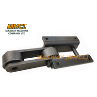 Chaîne de chenilles en alliage de titane MAXWAY MMCL pour chenilles d'excavatrice amphibie (véhicule tout-terrain) – Taille personnalisée – Garantie 1 an