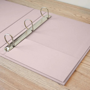 Tùy chỉnh màu Hồng Vòng chất kết dính A4 3 Vòng chất kết dính thư mục trường văn phòng Nguồn cung cấp kế hoạch tổ chức tài liệu lưu trữ thư mục tập tin - Product Image 4