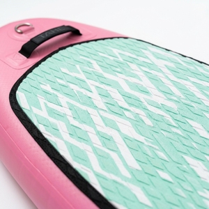Planche de paddle gonflable rose Macaron, professionnelle, pour yoga, extra large et stable, pour femmes - Product Image 5