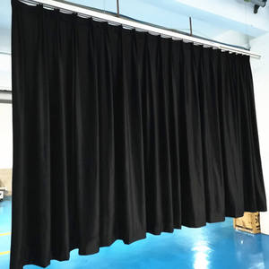 Su misura di alta qualità oscuranti <span class=keywords><strong>tende</strong></span> ritardanti di fiamma per la casa di matrimonio teatro chiesa scuola <span class=keywords><strong>sala</strong></span> sfondo decorazione della fase - Product Image 3