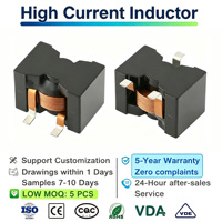Inducteur de saturation blindé série EQ à courant élevé, base isolée, 150A, faible augmentation de température pour module de charge de batterie