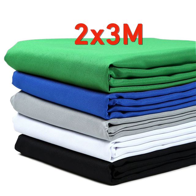 2x3M Professional Studio Background Muslin Photography Green Backdrop Background Cloth Screen Chromakey Backdrop Photo Studio