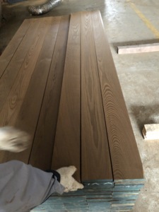 Revêtement mural en bois dur d'eucalyptus <span class=keywords><strong>thermo</strong></span>-charbonisé <span class=keywords><strong>traité</strong></span> thermiquement, revêtement mural en bois <span class=keywords><strong>thermo</strong></span> - Product Image 6