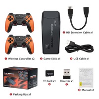 Console de jeu rétro X2 PRO avec 40 000+ jeux classiques intégrés, sortie 4K Ultra HD, deux manettes sans fil 2.4G, mémoire 64/128 Go