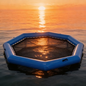 Plataforma Flotante de Lujo con Puntos de Anclaje para Toldo, Base Inflable para Refugio Solar en <span class=keywords><strong>Lago</strong></span> - Product Image 3
