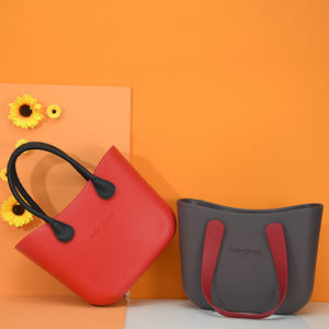 Sacs de plage et de shopping Obag grande capacité en EVA pour femmes, mode italienne, poignée en corde classique, résistant à l'eau, avec couverture à lettres - Product Image 3