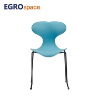 Chaise de bureau pliante empilable EGROspace pour conférences, réunions, formations et salle d'attente