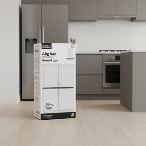 Ensemble d'armoires de cuisine Akg Han blanc 30-39,9 pouces à fixation murale style moderne - Product Image 2