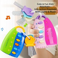Mainan Edukasi Dini Musik Bercahaya Terlaris untuk Balita, Kunci Mobil Remote Control Realistis untuk Anak-Anak