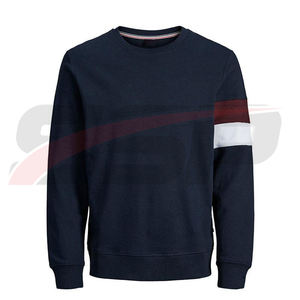 Sweat-shirt à manches longues et séchage rapide pour homme en coton fabriqué au Pakistan avec logo personnalisé de style unique - Product Image 1
