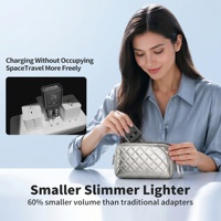 Adaptateur de voyage universel multi-prises Wontravel 25W AC, mini prise de poche, adaptateur de voyage 4 en 1