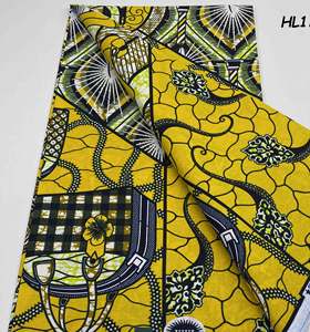 Mode Nigériane 2025 Nouveau Design Tissu Wax <span class=keywords><strong>Africain</strong></span> Véritable Wax Imprimé Pagnes 6 Yards Dentelle 100% Coton Durable - Product Image 5