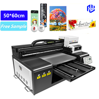 Impresora UV Plana Suctio Xp600 DX7 A2 con Tinta Solvente de Alto Flujo, Totalmente Automática, Compatible con DTF/DTG, Tamaño de Impresión 40x60cm