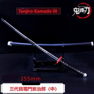 Cosplay Demon Slayer aleación juguete espada Demon Slayer espada <span class=keywords><strong>de</strong></span> Metal, tamaño grande Anime samurái espada <span class=keywords><strong>la</strong></span> hoja del fantasma 26cm - Product Image 5