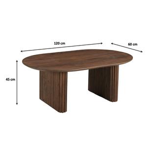 โต๊ะกาแฟรูปไข่เอเรียพร้อมฐานไม้ทำจากไม้ทำจากไม้ธรรมชาติสำหรับบ้านสำนักงานคาเฟ่ร้านอาหารโรงแรม - Product Image 6