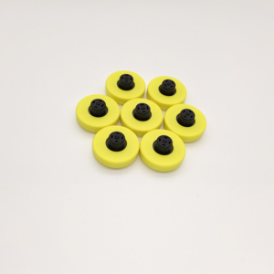 Ensemble d'étiquettes d'oreille RFID UHF ultra-minces en deux parties avec design bouton femelle et mâle pour l'identification du bétail - Product Image 2