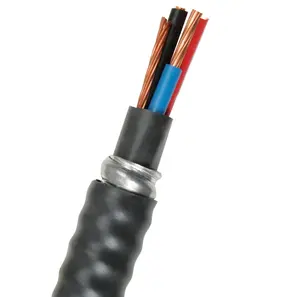 CUL认可的铜导体交联聚乙烯绝缘型teck90电缆铝RW90带接地铝铠装电缆