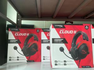 Audífonos HyperX Cloud II con Cable, Sonido Envolvente 7.1, Micrófono, Pantalla Digital, Auriculares para Juegos de Alta Fidelidad, PC, Deportes y Viajes - Product Image 4