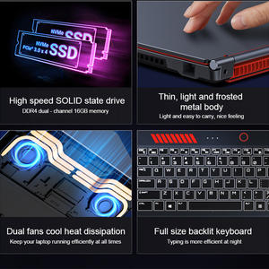 Meilleure Vente Ordinateur Portable de Gaming 10e Génération GTX 1650 Core I7 10885H 10870H 16,1 Pouces RTX <span class=keywords><strong>3060</strong></span> <span class=keywords><strong>PC</strong></span> <span class=keywords><strong>Gamer</strong></span> Windows 11 Ordinateur I9 - Product Image 5