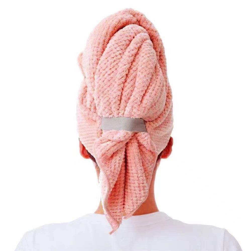 Grille d'ananas bonnet de cheveux secs [rose clair]