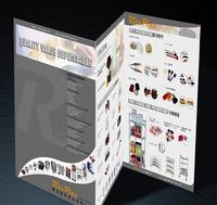 Brochure publicitaire de profil d'entreprise personnalisée Zisheng ZS7114, impression numérique de brochure d'exposition de luxe, plastification, carton
