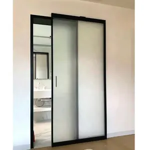 Interior emoldurado único sistema deslizante para cozinha porta fechamento suave