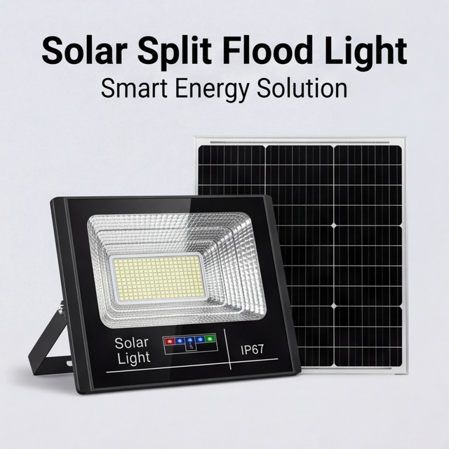Solar Powered LED Flood Lights100W 200W 300W 400W 500W, IP65 Waterproof Outdoor Security Lighting