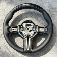 Volant en cuir véritable avec éclairage LED pour BMW F80 F82 M2 M3 M4 M5 M6 X5 M F30 F10 F20 F35 F22 F18 F07 F01 E90 E92 E46
