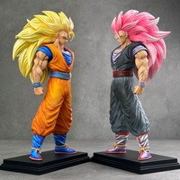 Figura de PVC de Goku Super Saiyan Star Trail Rosa, Anime Japonés, 27 cm, Nuevo Modelo, Juguete de Dibujos Animados