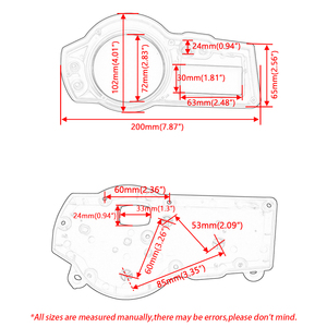 เคสมาตรวัดความเร็วรถจักรยานยนต์ที่ครอบมาตรวัดความเร็วรอบเหมาะสำหรับ GSXR1000 <span class=keywords><strong>Suzuki</strong></span> GSX-R <span class=keywords><strong>1000</strong></span> K3 <span class=keywords><strong>K4</strong></span> 2003 2004 - Product Image 2