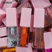 Huiles à lèvres liquides hydratantes en gros, 48 saveurs, avec couvercle blanc, longue durée et résistantes à l'eau, 5 ml, marque privée