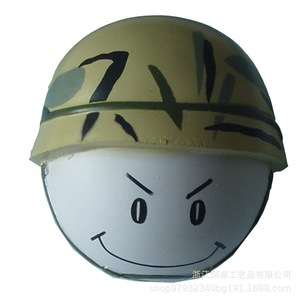 Cartoon Soldier PU Foam Fidget Toy High <b>Rebound</b> Stress Relief Unisex 8 to 13 Years - Product Image 2