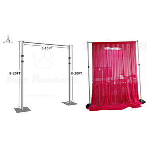 Decoration Backdrop <b>Curtains</b> for Wedding Party square Pipe and <b>Drape</b> Kits Wedding Backdrop - Product Image 1
