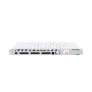 Mikrotik เราเตอร์ CCR1072-1G-8S + 10กิกะบิตแบบมีสาย,เราเตอร์อุตสาหกรรมพร้อมหน่วยความจำ16G มี1x Gbit LAN 8x SFP + กรงโปรเซสเซอร์72คอร์