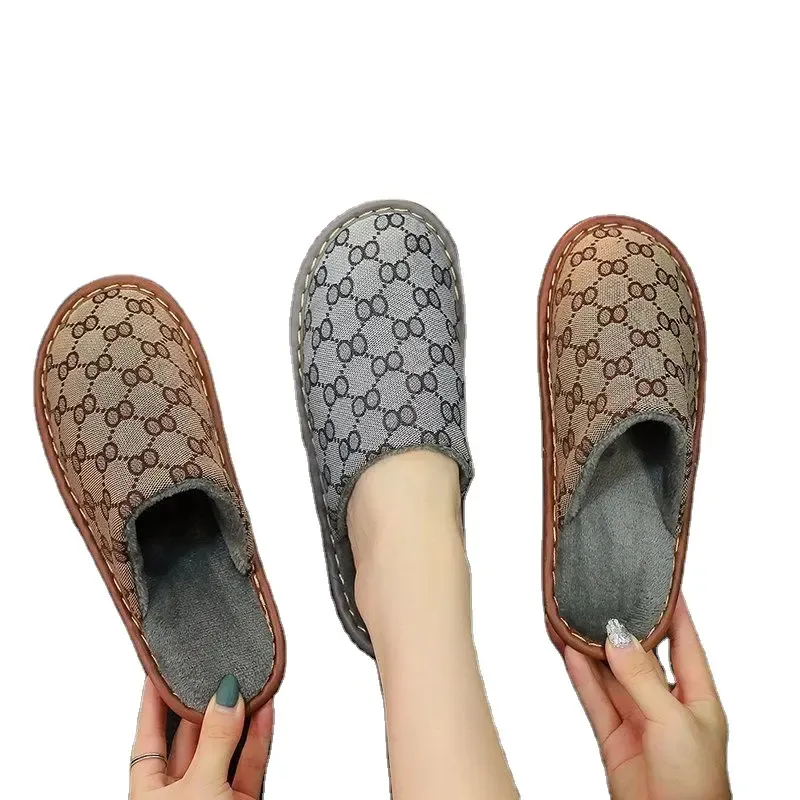 2023 Nieuwe Hete Verkoop Unisex Indoor Mannen Slipper Winter Warme Indoor Slippers Dames Designer Luxe Slippers